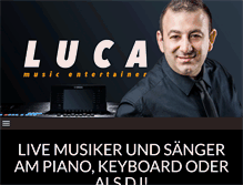 Tablet Screenshot of luca-music.com